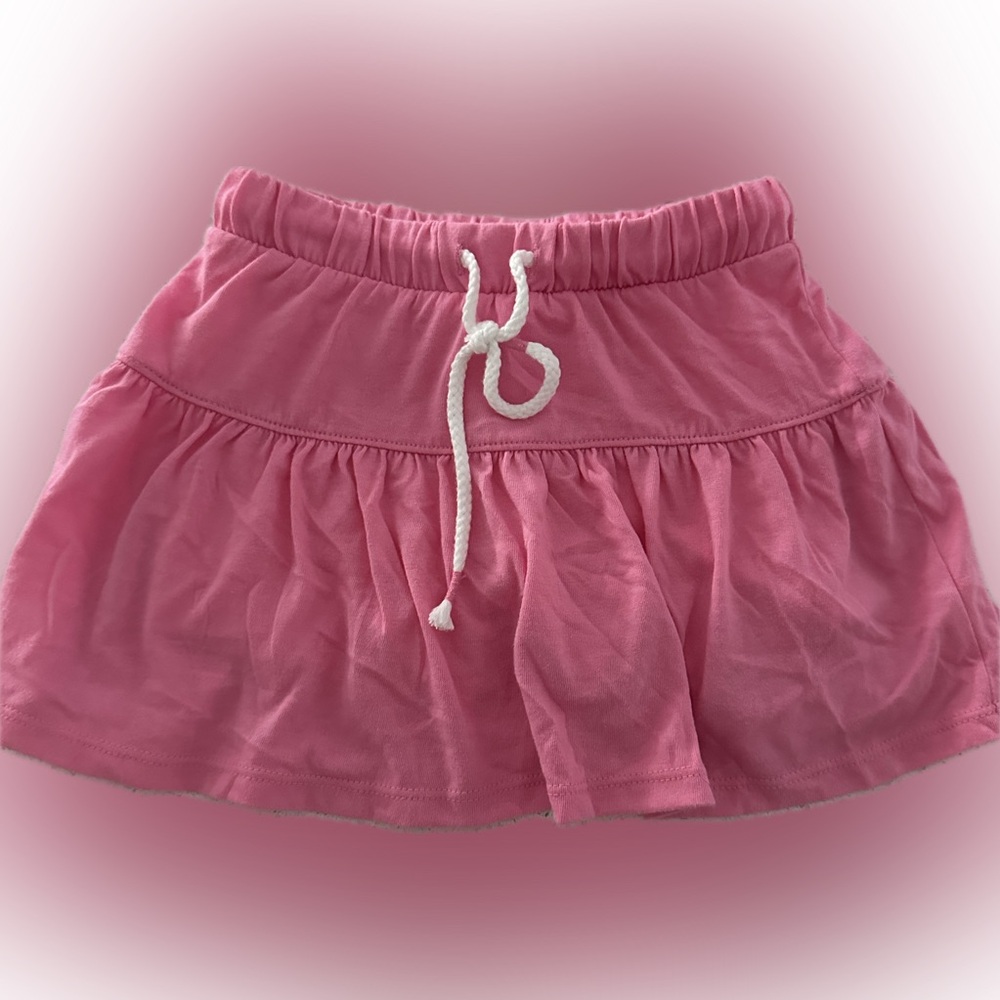 Cat & Jack Girls Pink Skort Size 4T Soft Knit with Built-In shorts